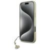 Original Handyhülle IPHONE 16 PRO Guess Hardcase 4G Charms Collection (GUHCP16LGF4GBR) braun