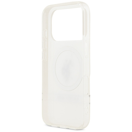 Etui US Polo DH and Bottom Stripe Logo MagSafe do iPhone 17 Pro biały