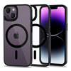 Case IPHONE 14 Tech-Protect Magmat MagSafe Black transparent