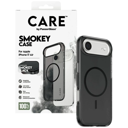 CARE by PanzerGlass Flagship Urban Explorer mit schwarzem MagSafe Case für iPhone Air – Schwarz