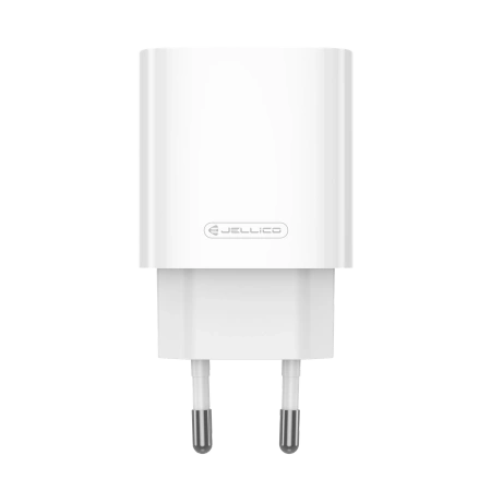 JELLICO ładowarka sieciowa EU53 PD 30W 1xUSB-C + kabel USB-C - USB-C Biały