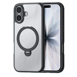 Dux Ducis Aimo Mag Case with Magnetic Ring and Stand for iPhone 17 – Black