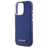 Original Case IPHONE 16 PRO MAX Karl Lagerfeld Hardcase FW Metal Plate MagSafe (KLHMP16XPGMSRPB) blue