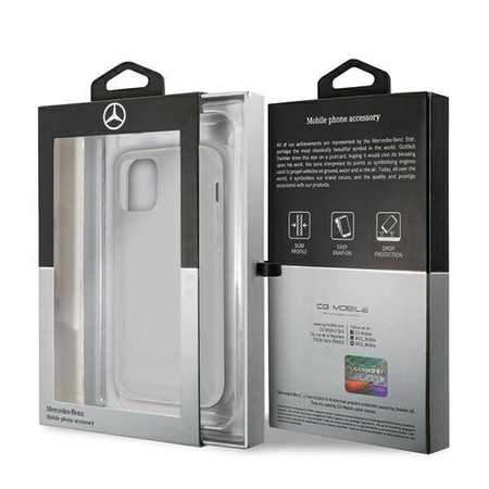 Mercedes MEHCP12SARCT iPhone 12 mini 5,4" clear hardcase Transparent Line