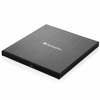 Verbatim Zewnętrzna nagrywarka Slimline Blu-ray Ultra HD 4K + kabel USB-C/USB-A czarny/black 43888