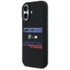 Etui BMW M Silicon Horizontal Line MagSafe na iPhone 17 - czarne