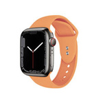 Crong Liquid - Pasek do Apple Watch 42/44/45/49 mm (pomarańczowy)