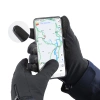 Anti-slip winter phone sports gloves (size L) - black