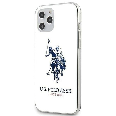 US Polo USHCP12LTPUHRWH iPhone 12 6,7" Pro Max biały/white Shiny Big Logo