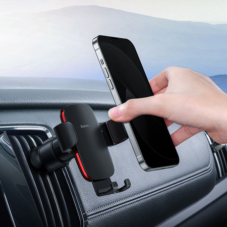 Baseus Metal Age II gravitational grip on the car grid - black