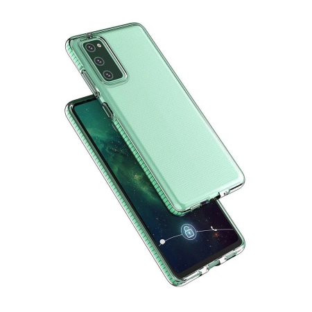 Spring Case Silikon Gel Handyhülle Schutzhülle für Samsung Galaxy A72 4G dunkelpink