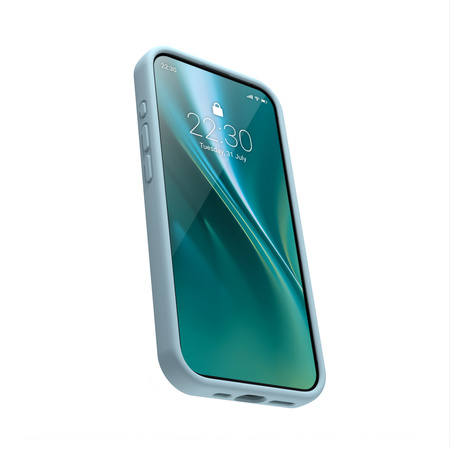 Nakładka Etteri Silicone Case do Samsung Galaxy S22 Ultra jasnoniebieska