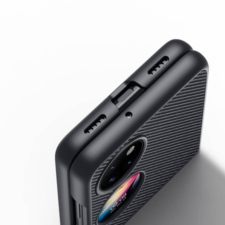 Dux Ducis Fino Hülle Hülle Nylonmaterial Huawei P50 schwarz