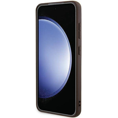 Oryginalne Etui GUESS hardcase 4G Big Metal Logo GUHCSA354GMGBR do Samsung Galaxy A35 brązowy