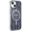 Oryginalne Etui GUESS Hardcase GUHMP15MHGCUSTGK do iPhone 15 Plus (Kompatybilny z Magsafe / IML GCUBE / czarny)