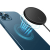 Baseus mini magnetyczna bezprzewodowa indukcyjna ładowarka Qi 15 W (kompatybilna z MagSafe do iPhone) czarny (WXJK-F01)