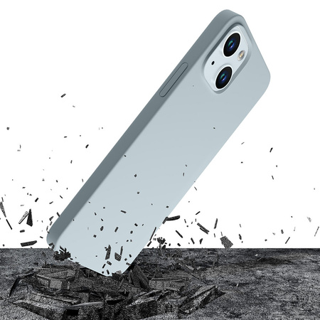 Apple iPhone 15 Plus – 3mk Hardy Silikon MagCase Blau