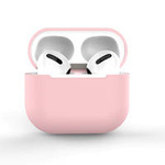 Case für AirPods Pro Silikon-Softcover für Kopfhörer rosa (Case C)