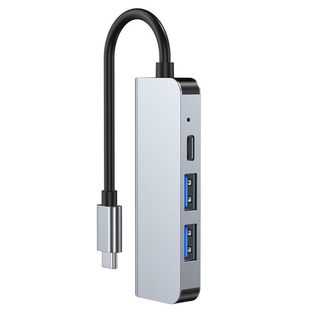 TECH-PROTECT V2-HUB ADAPTER 4IN1 GREY