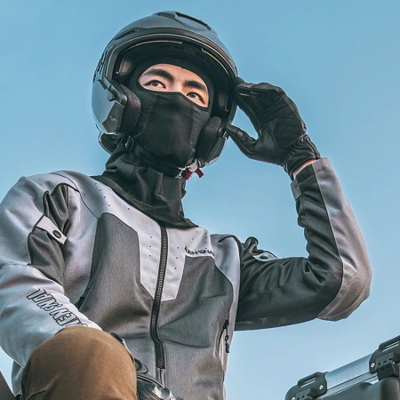 Wozinsky WKM-03B Gesichtsmaske Motorrad Fahrrad Winter Sturmhaube - schwarz