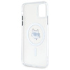 Karl Lagerfeld IML Metal Choupette Head MagSafe - Etui iPhone 11 (biały)