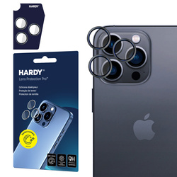 Apple iPhone 15 Pro Max - HARDY Lens Protection Pro Black