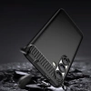 Etui silikonowe Carbon Case na iPhone 16e - czarne