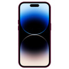 Tel Protect Kickstand case + szkło na aparat (lens) do Iphone 12 Pro Max burgundowy