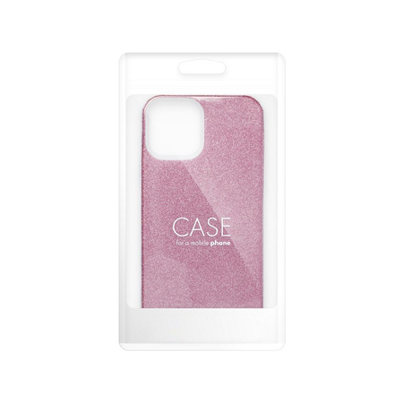Futerał SHINING do SAMSUNG Galaxy A05 transparent/róż