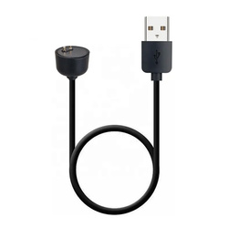 Ładowarka do smartbanda Xiaomi Mi Band 5/6/7 kabel USB czarna