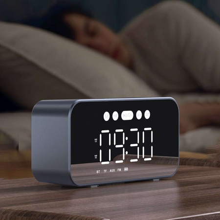 Dudao Y17 Bluetooth-Uhr/Lautsprecher – Silber