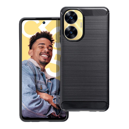 Futerał CARBON do REALME C55 czarny