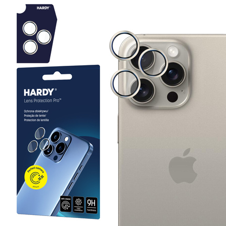 Apple iPhone 15 Pro Max - HARDY Lens Protection Pro Natural