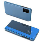 Clear View Case Klapphülle für Samsung Galaxy A03s (166,5) blau