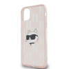 Karl Lagerfeld KLHCN61HKLPCHP iPhone 11 / Xr 6.1" różowy/pink hardcase IML Choupette Head & Monogram