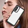 Etui Outer Space Case do Samsung Galaxy A56 pokrowiec z elastyczną ramką - czarne