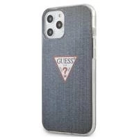 Guess GUHCP12LPCUJULDB iPhone 12 6,7" Pro Max granatowy/dark blue hardcase Jeans Collection