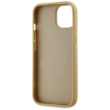 Karl Lagerfeld Wrinkled Metal Signature iPhone 15 Case - Gold