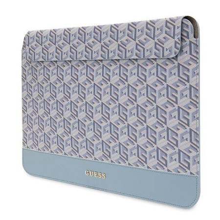 Original Handyhülle LAPTOP 14" Guess Sleeve GCube Stripes (GUCS14HGCFSEB) blau