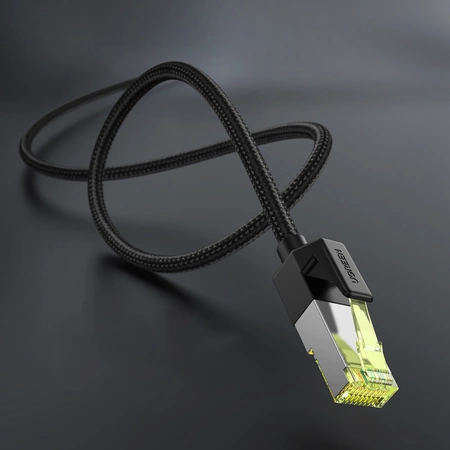 Ugreen NW150 30791 Ethernet RJ45 Cat 7 10 Gbit/s 10 m Kabel – Schwarz