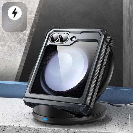 IBLSN ArmorBox Supcase Hülle für Samsung Galaxy Z Flip 6 - Schwarz