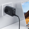 Acefast ładowarka sieciowa GaN (wtyczka UK) 2x USB Typ C 50W, Power Delivery, PPS, Q3 3.0, AFC, FCP (A32 UK)