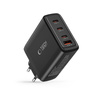 Wall Charger 100W 3x USB-C PD + QC3.0 USB Tech-Protect NC100W-GAN black