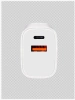 MOONX MC04 network charger, USB-C PD 20W + USB QC3.0 white