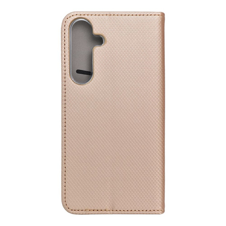 Kabura SMART CASE Book do SAMSUNG S25 Plus złoty