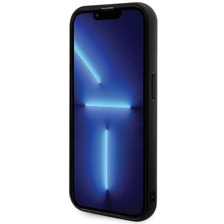 Guess nakładka do iPhone 13 Pro 6,1" GUHCP13LPSFDGSK HC SEQUIN SCRIPT METAL czarna