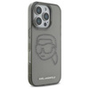 Original Case IPHONE 16 PRO MAX Karl Lagerfeld Hardcase IML Rhinestones Karl Head (KLHCP16XHKHDCELK) black