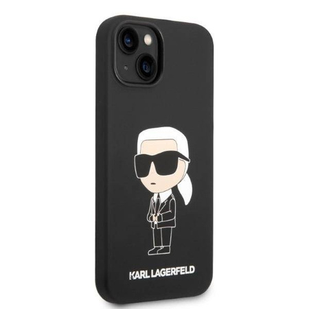 Karl Lagerfeld Silicone NFT Ikonik - Etui iPhone 14 Plus (czarny)