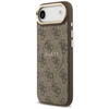 GUESS futerał do IPHONE 17 Air kompatybilny z MagSafe GUHMP17MP4MSEGCW (PU 4G W/ Classic) brązowy