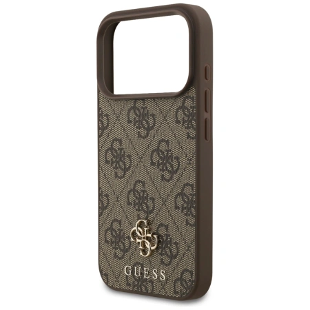 Guess 4G Small Classic Logo MagSafe case for iPhone 17 Pro - brown